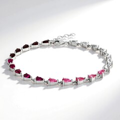 Bracciale in argento con Topazio Bianco