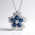 Collana in oro con Zaffiro Ceylon Blu (CIRARI)