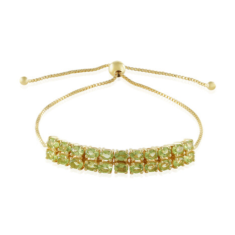 Zilveren armband met peridoots