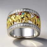 Anello in argento con Topazio Blu Londra (Adela Silber)