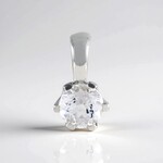 Ciondolo in argento con Danburite