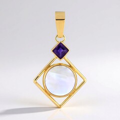 Ciondolo in argento con Ametrina