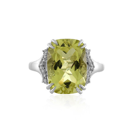 Limonen-Quarz-Silberring