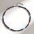 Collana in argento con Ematite Blu Royal