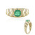 9K AAA Zambian Emerald Gold Ring (de Melo)