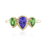 Anello in oro con Tanzanite