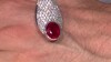 Colgante en plata con Rubí de Madagascar (de Melo Essence)