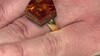 Zilveren ring met een edelsteen (dagen)