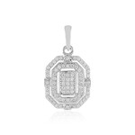 Zirkon-Silberanhänger