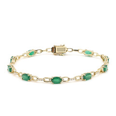 Bracciale in oro con Smeraldo Zambia AAA (CIRARI)
