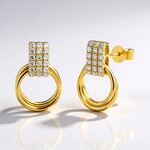 Boucles d'oreilles en or et Diamant SI1 (H) (CIRARI)