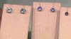 Pendientes en plata con Topacio azul cielo