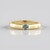 Anello in argento con Diamante Blu I2