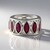 Anello in argento con Rubino del Madagascar (de Melo Essence)