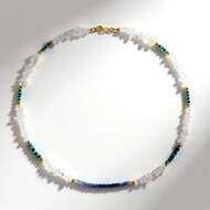 Collar en plata con Cuarzo blanco