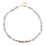 Collana in argento con Pietra di Luna Argentata