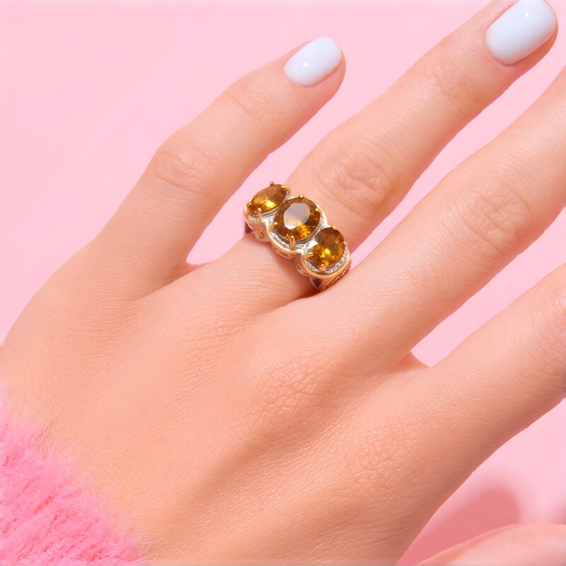 Skapolith-Silberring (Gems en Vogue)