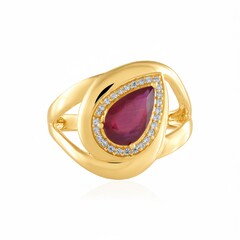Madagascar Ruby Silver Ring (de Melo Essence)