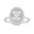 White Topaz Silver Ring (MONOSONO COLLECTION)