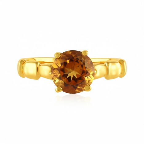 Madeira Citrine Silver Ring (de Melo Essence)