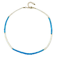Collier en argent et Opale Welo