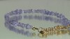 Brazalete en plata con Tanzanita