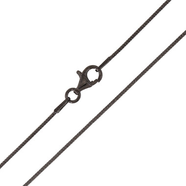 Silber-Schlangenkette - 4,58 g - 60 cm - rutheniert