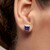 Pendientes en oro con Tanzanita AAA (CIRARI)