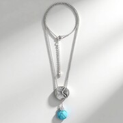 Collar en plata con Turquesa (dagen)