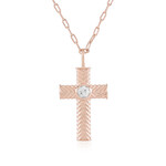Collana in argento con Zircone (Adela Silber)