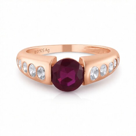 Madagaskar-Rubin-Silberring (de Melo Essence)