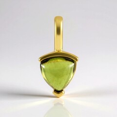 Ciondolo in argento con Vesuvianite