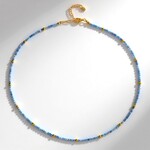 Collana in argento con Acquamarina Brasiliana