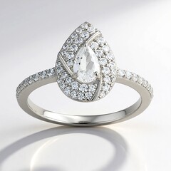 Anello in argento con Topazio Bianco (Adela Silber)