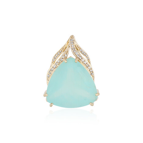 Paraiba-Opal-Goldanhänger (AMAYANI)