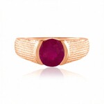 Madagaskar-Rubin-Silberring (de Melo Essence)