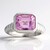 Anello in argento con Kunzite (Pallanova)