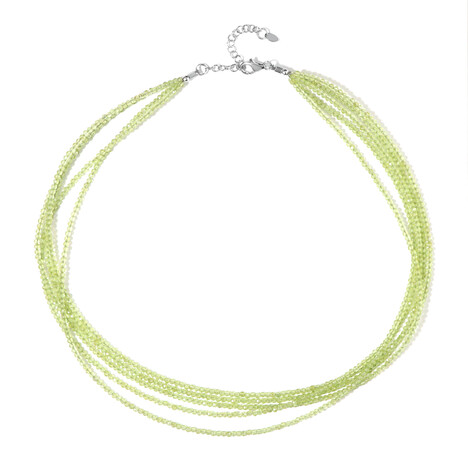 Collana in argento con Peridoto