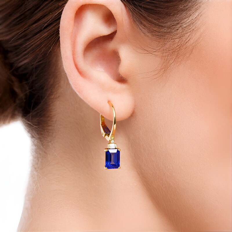 Orecchini in oro con Tanzanite AAA (CIRARI)