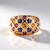 Anello in argento con Rodolite (KM by Juwelo)