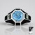 Anello in argento con Topazio Blu Svizzero (Remy Rotenier)