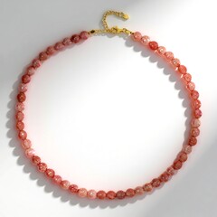 Collana in argento con Agata Mistica Rosa