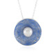 Collier en argent et Perle blanche de culture d'eau douce (Adela Silber)