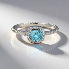 Anello in argento con Zircone Ratanakiri