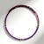 Collana rigida in acciaio con Rubino Mozambico (Riya)