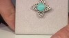 Pendentif en argent et Amazonite (Annette classic)
