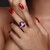 Amethyst-Silberring