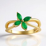 Anello in oro con Smeraldo Nova Era (de Melo Gold)