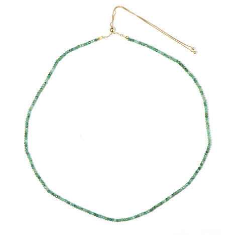 Zambian Emerald Silver Necklace