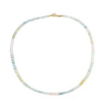 Zilveren halsketting met berillen